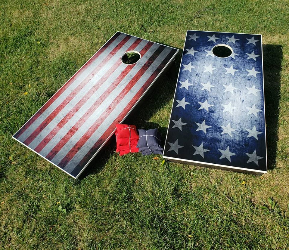 New York Jets custom cornhole boards. www.danscustomgames.com